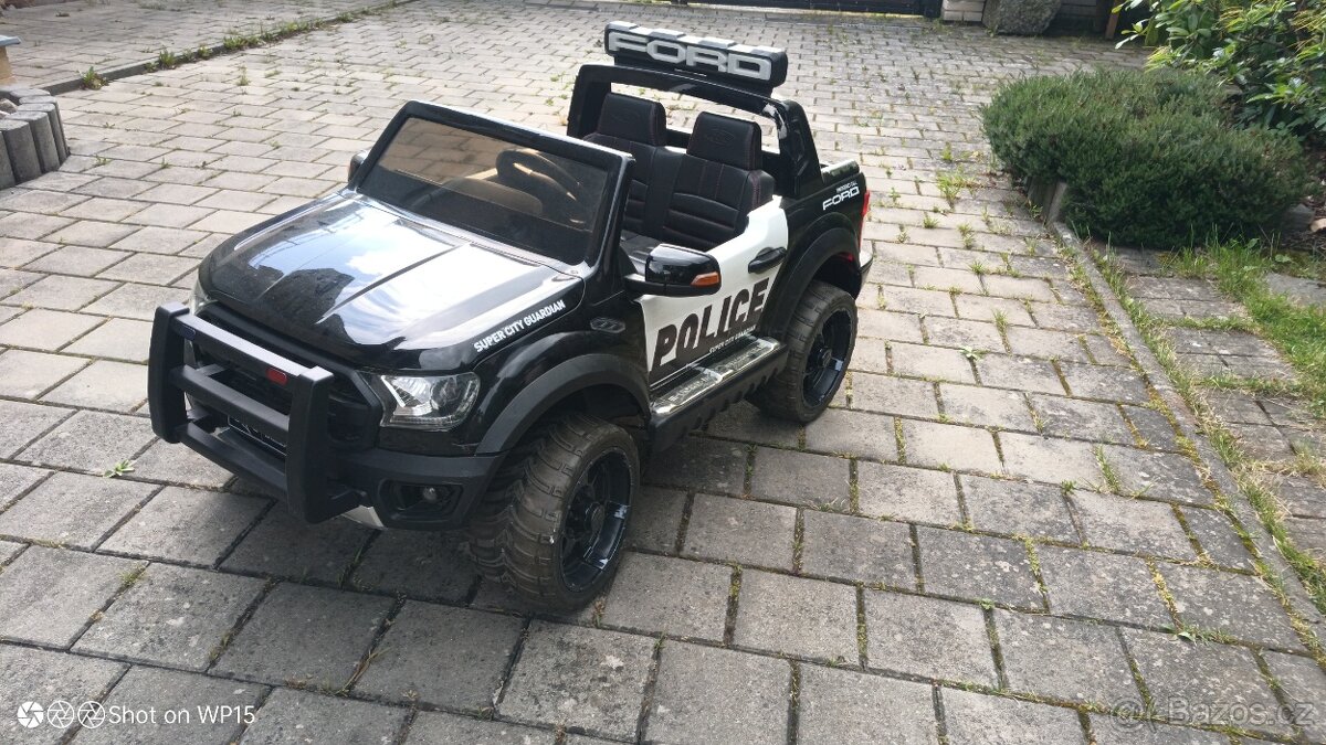 Dětské Elektro auto Ford ranger policie