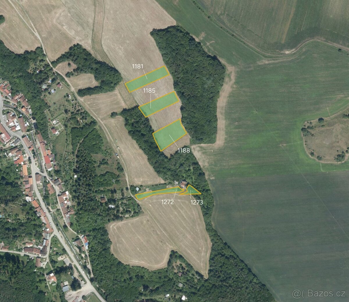 Zemědělská půda, prodej, Hamry, Plumlov, Prostějov