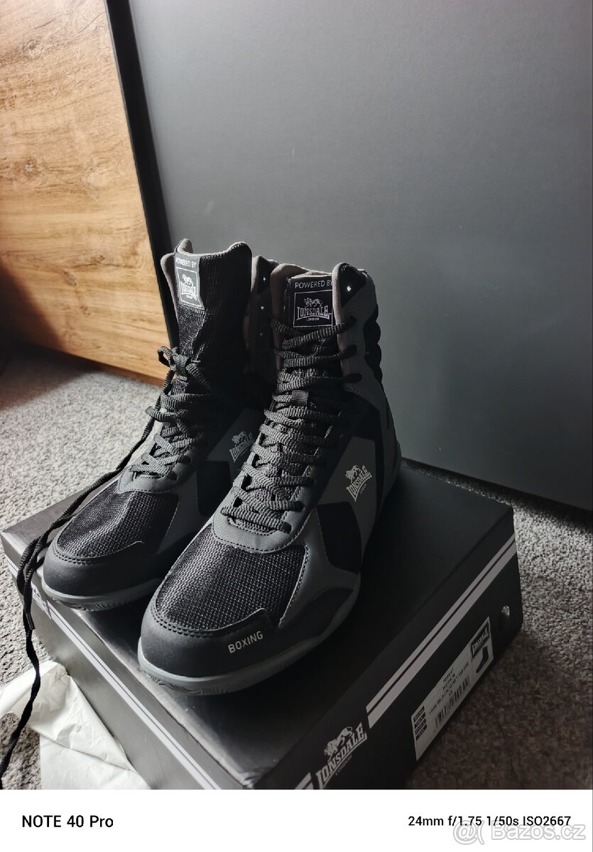 Boxerské boty Lonsdale heskin