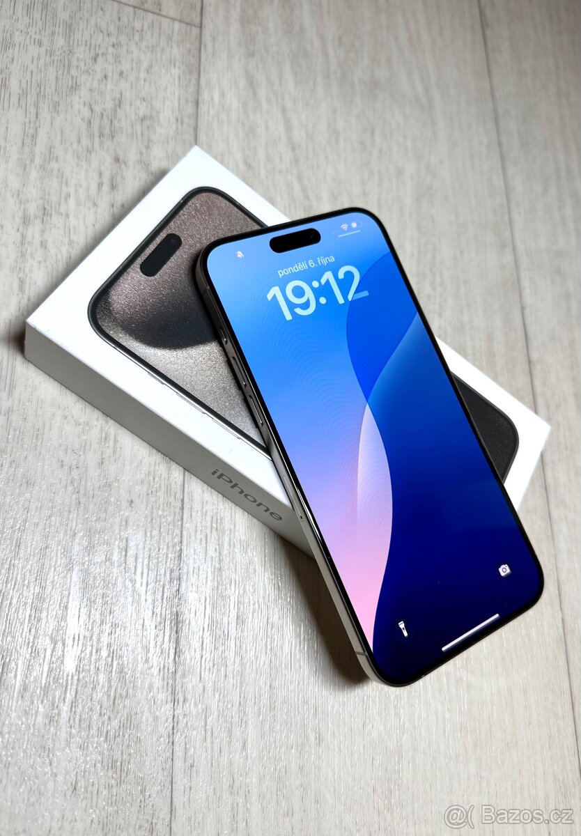 IPhone 15 pro Max 256GB natural titanium