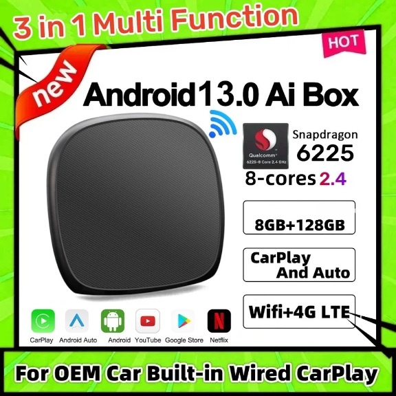 Bezdrátové Car Play / Android Auto, AI Box,