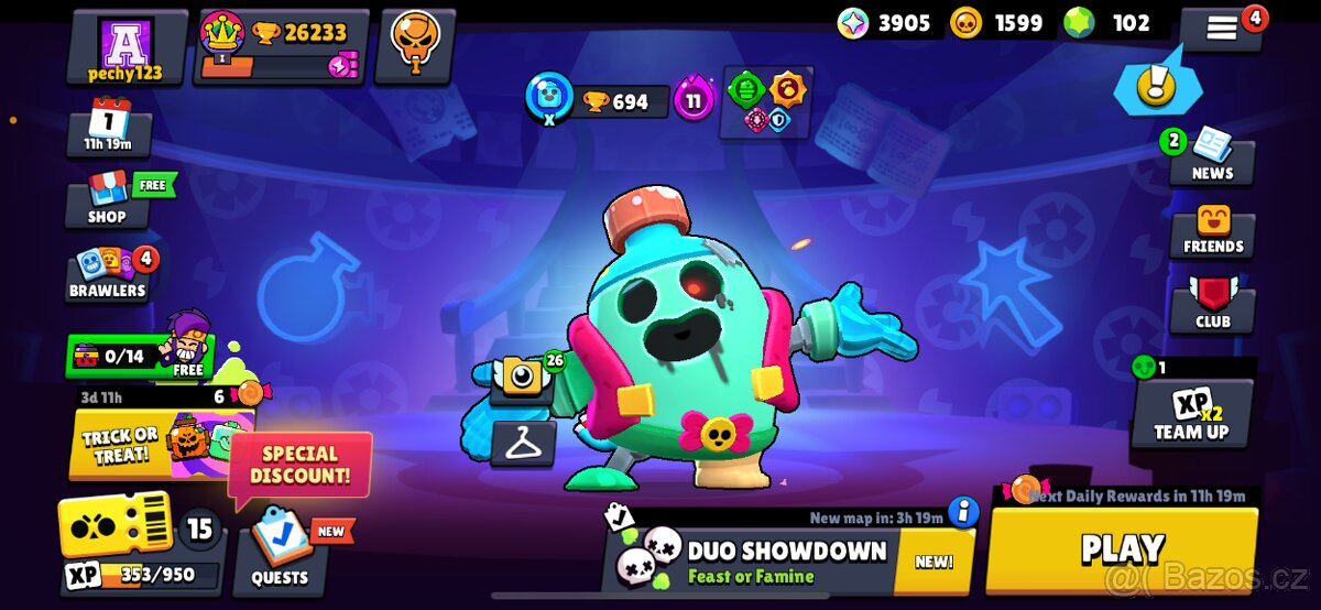 Brawl Stars účet 26k