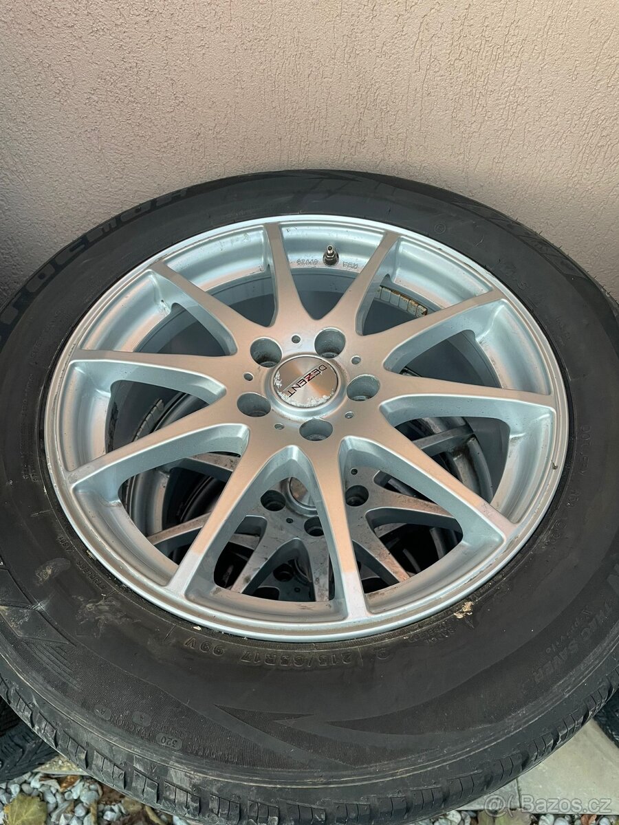 Alu disky 5x98 7Jx17 ET48 se zimními pneu