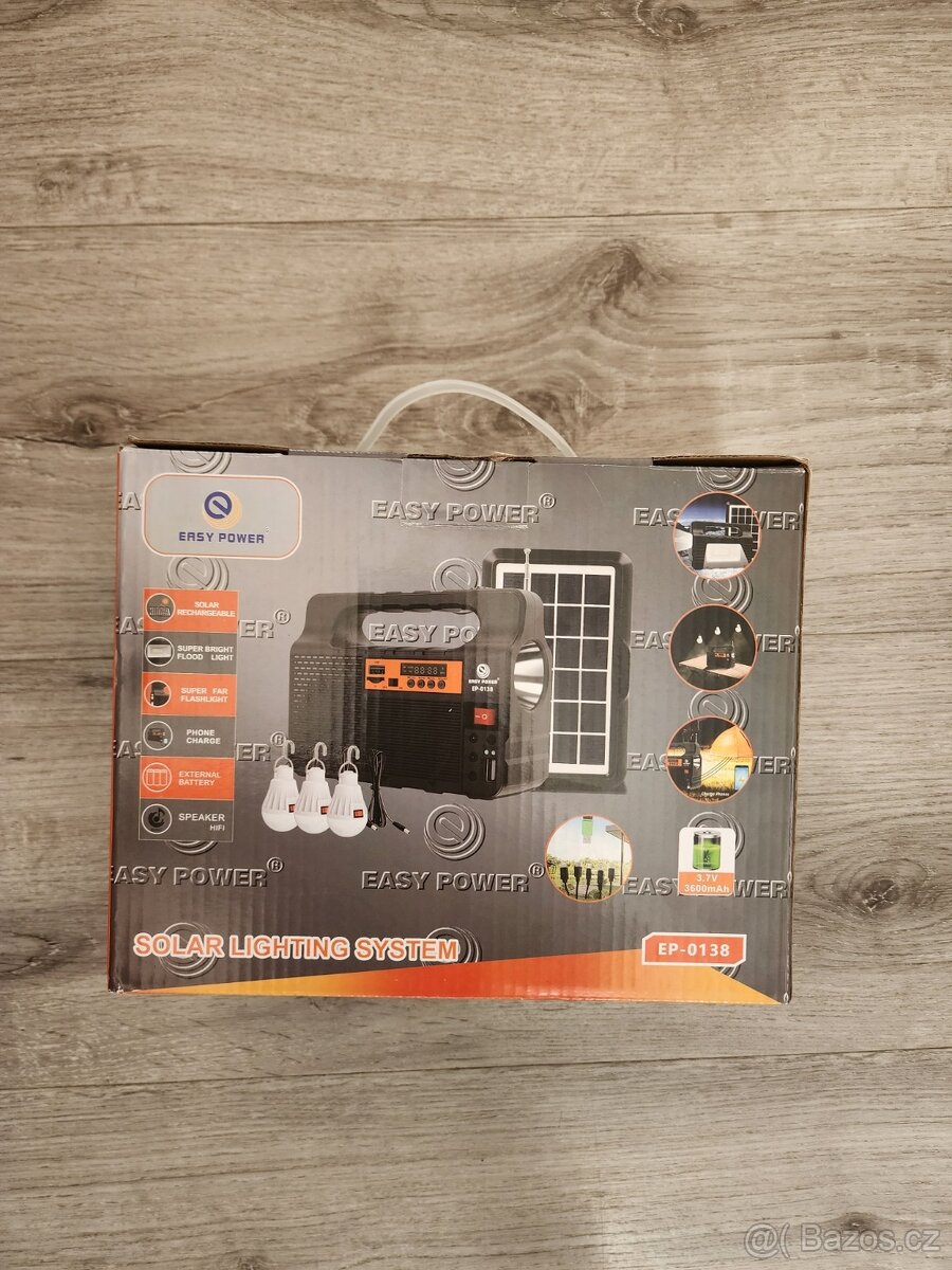 🔋 Solárnà osvětlovacà systém Easy Power EP-0138