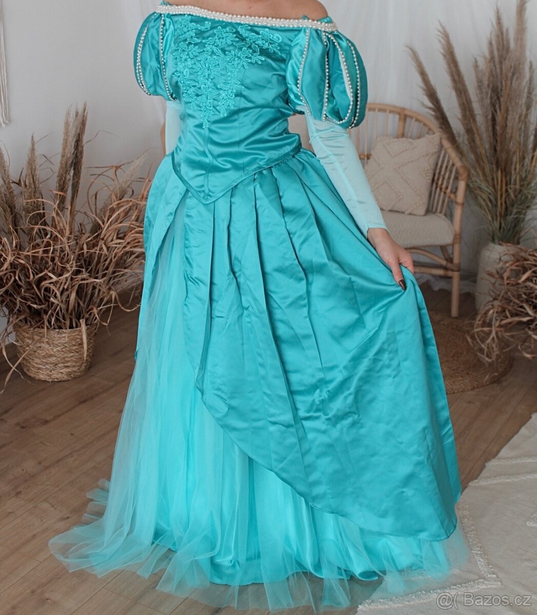 Princeznovské šaty - Ariel, Sněhurka, Růženka