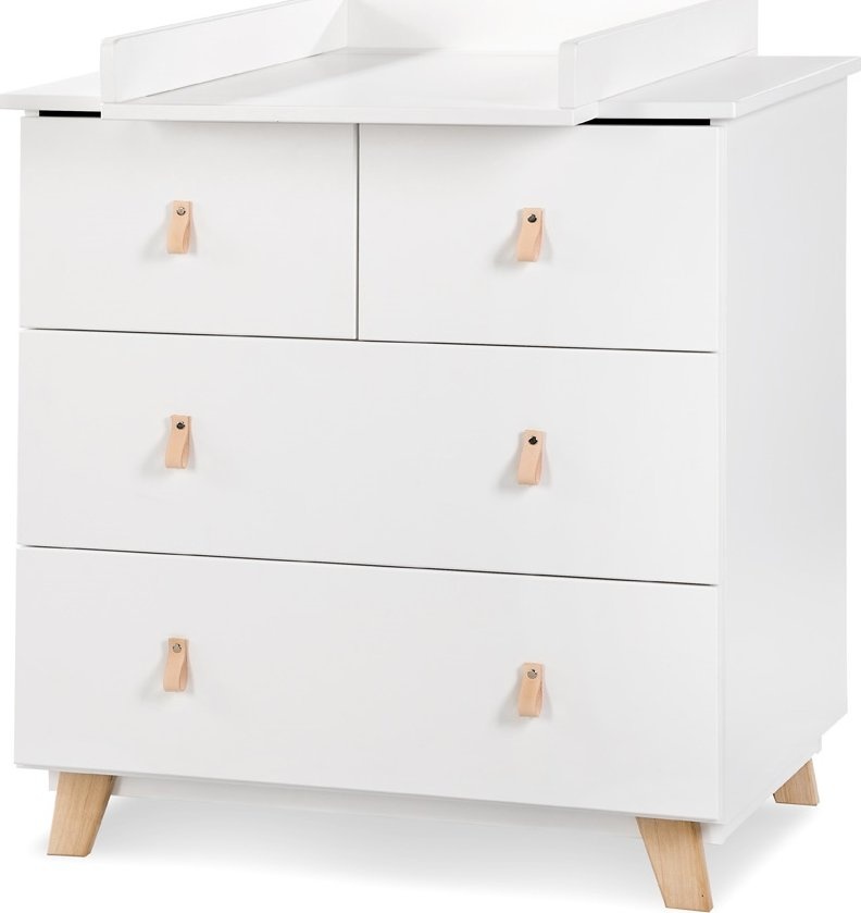 Klups Noah komoda s přebalovacím pultem – bílá