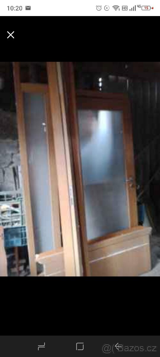 Dveře masiv + kování + obložky.
Levé, Šířka 130-150