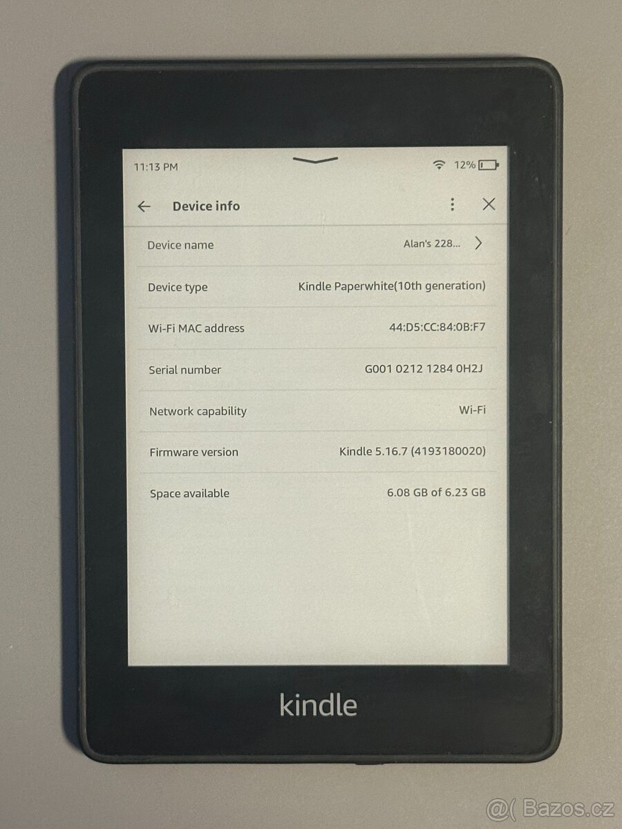 Amazon Kindle Paperwhite 10. gen čtečka knih 8GB 2