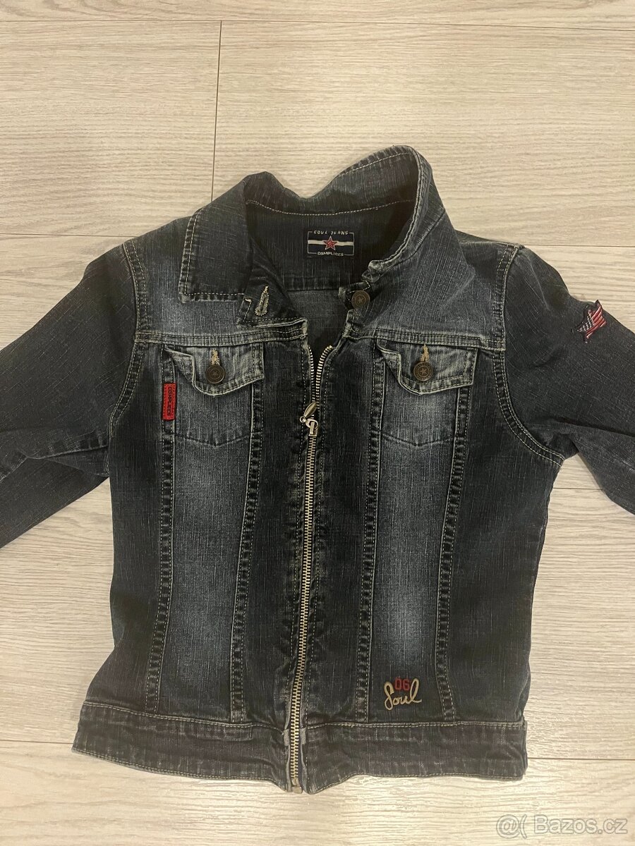 BUNDA džínová dívčí na zip