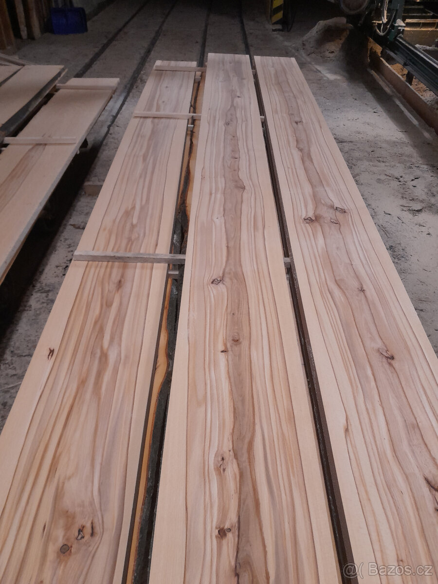 Bukové řezivo, fošny