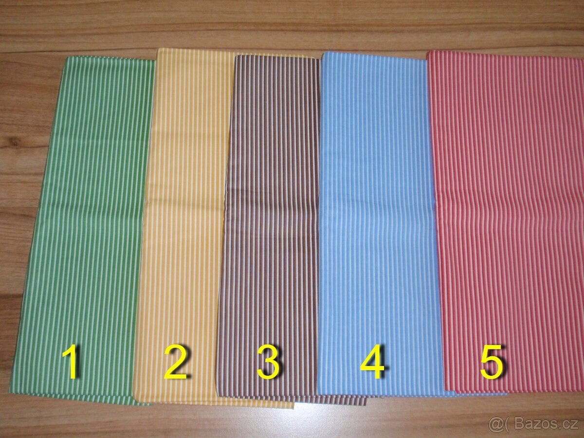 Nové látky s proužky