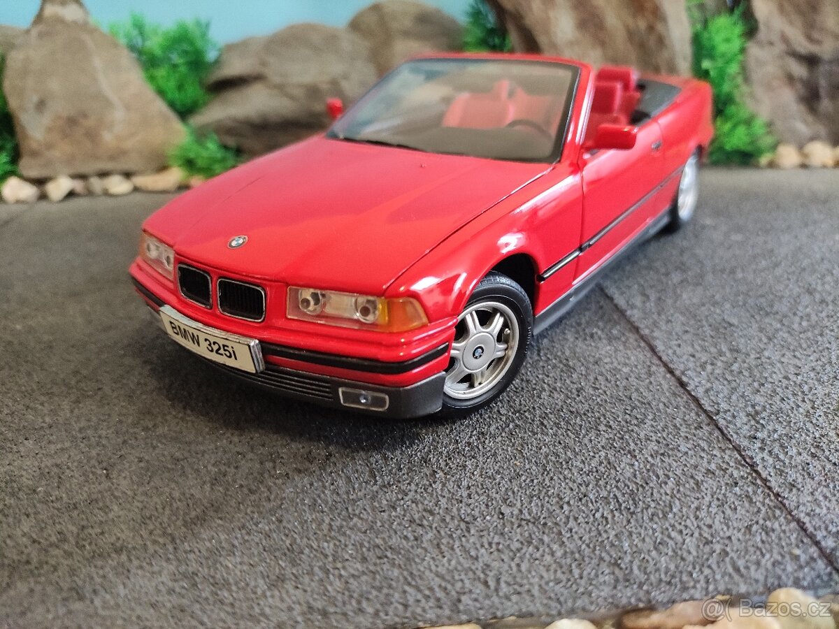 Prodám model 1:18 BMW 325i cabrio