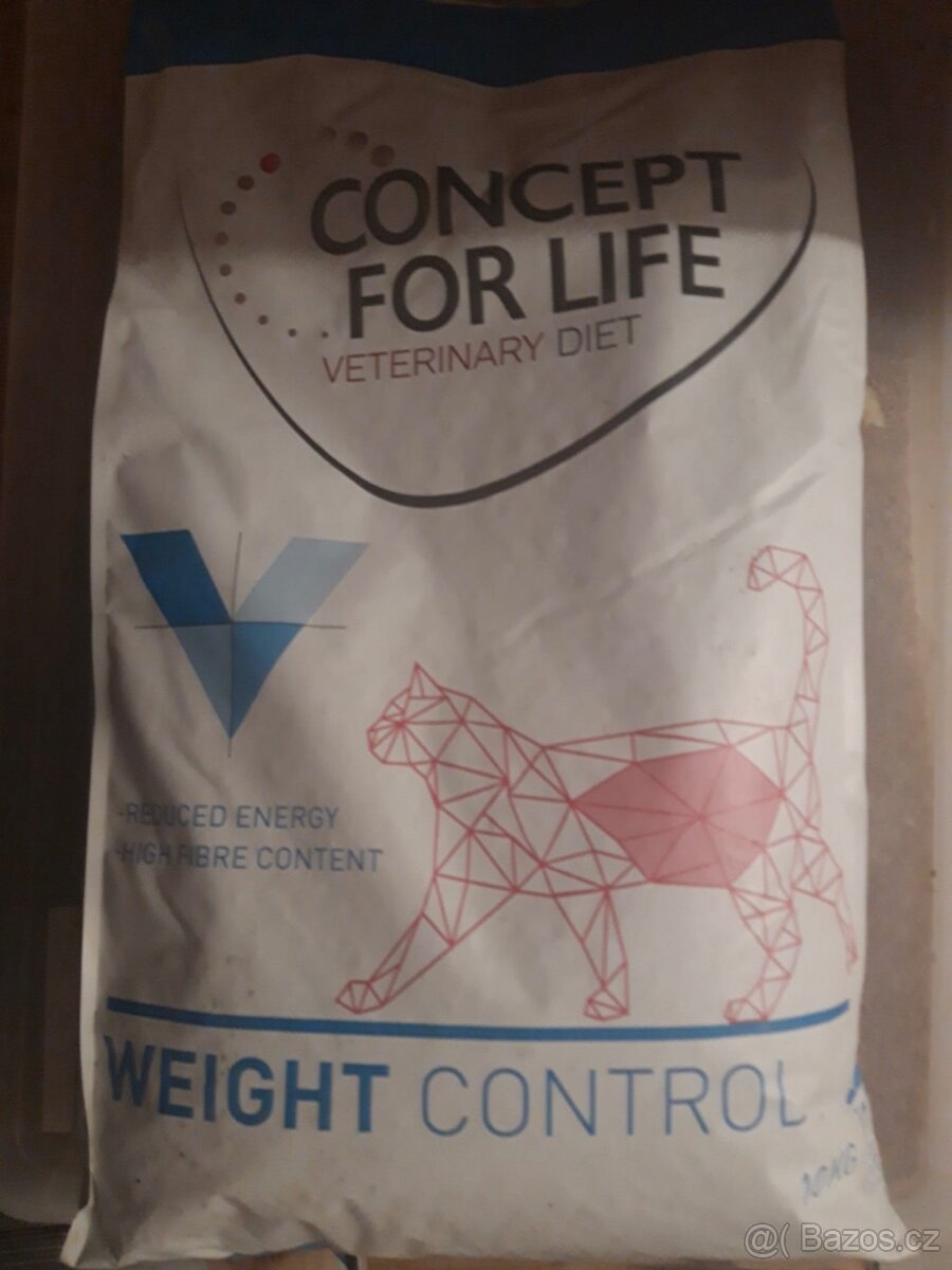 Concept for life, weight control, granule pro kočky