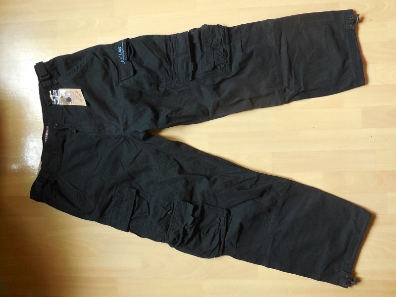 nové pánské JET LAG černé kalhoty kapsáče XL-XXL p.102cm