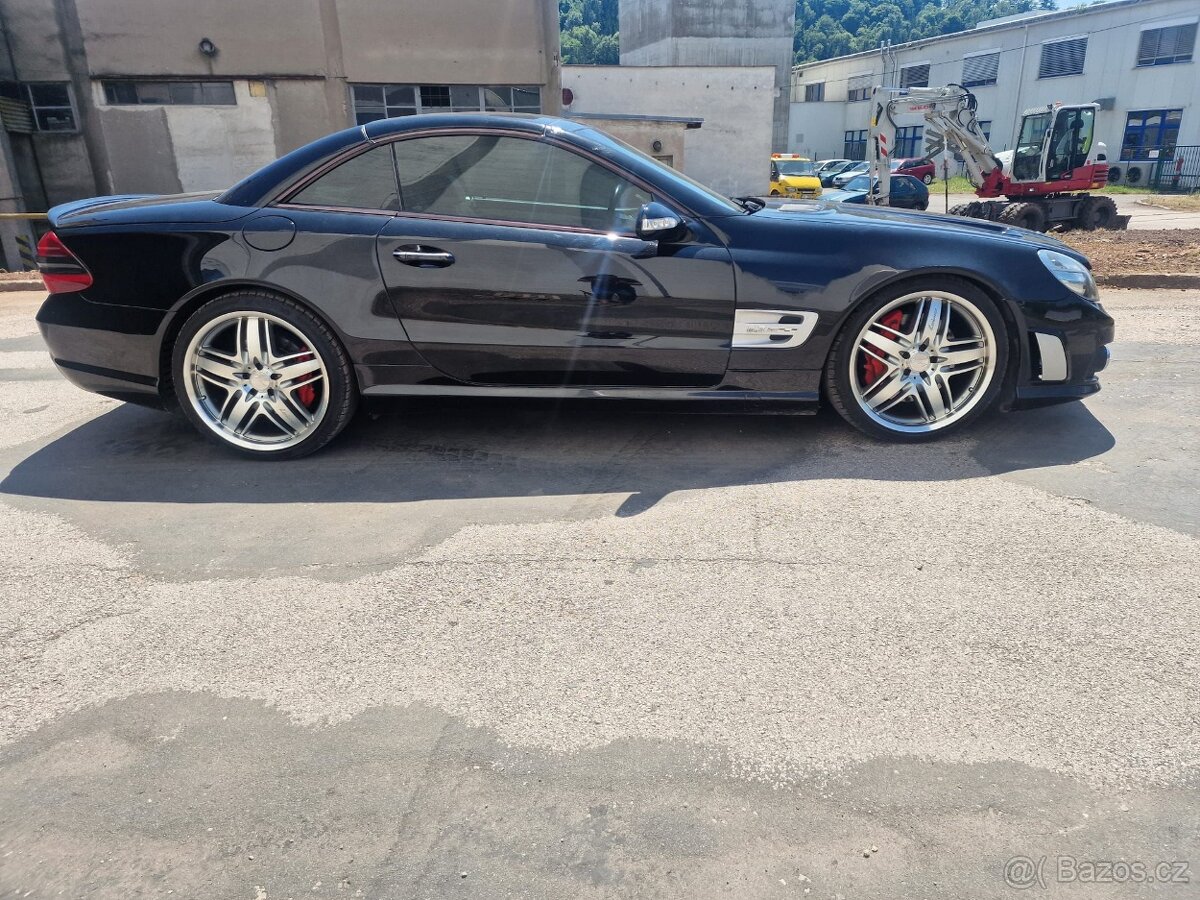 Mercedes Benz SL 55 AMG facelift 63AMG cabrio přes 500ps V-M