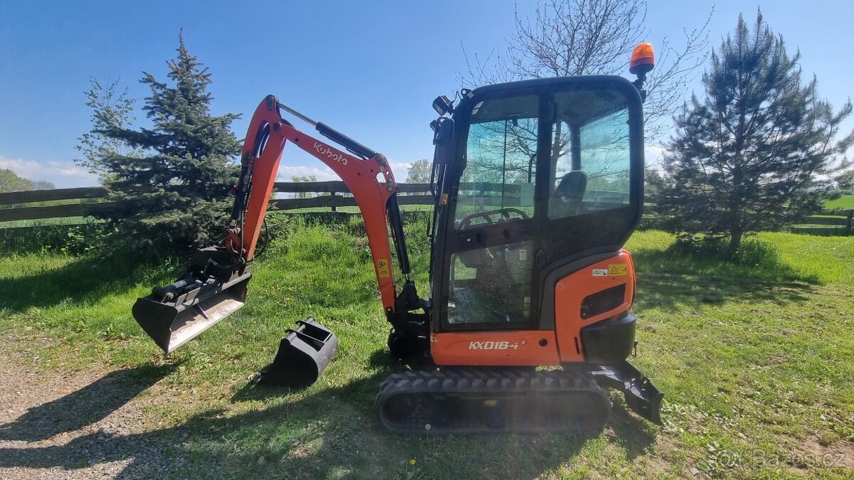 Minibagr Kubota Kx 018-4