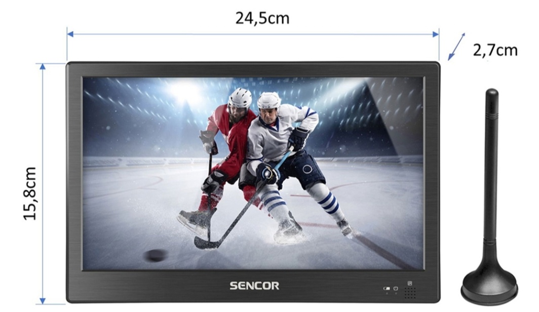 TV 10,1" Dvb-T2 Sencor SPV 7012T