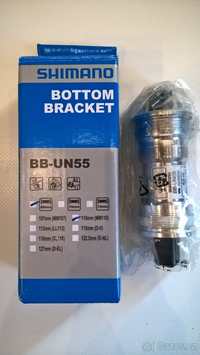 Středové uložení SHIMANO BB-UN55 - NOVÉ