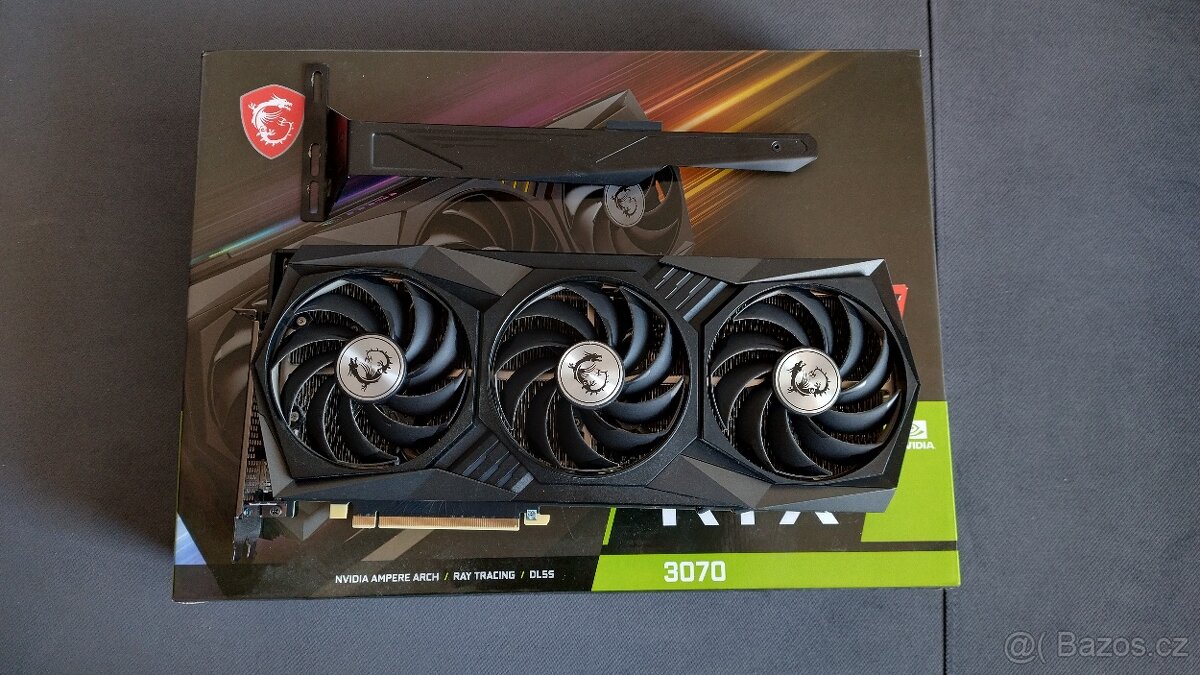 MSI RTX 3070 gaming trio Z 8GB - REZERVOVÁNO