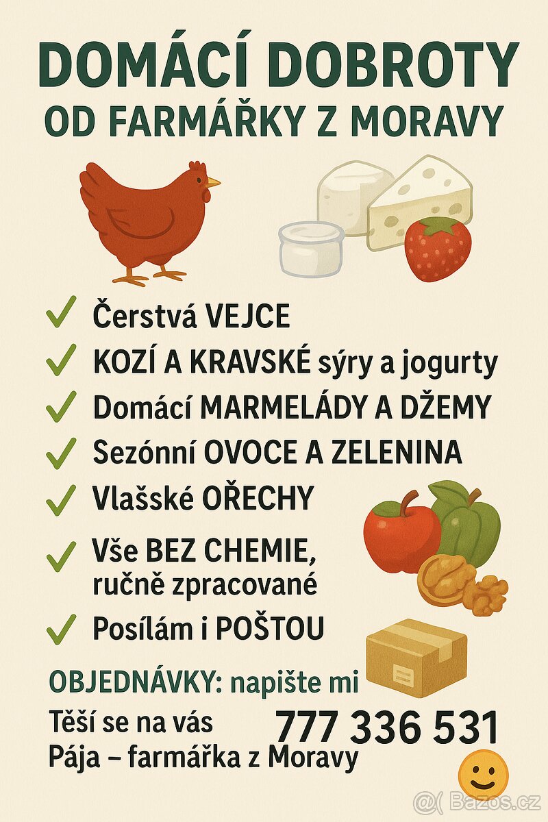 Výrobky od farmářky