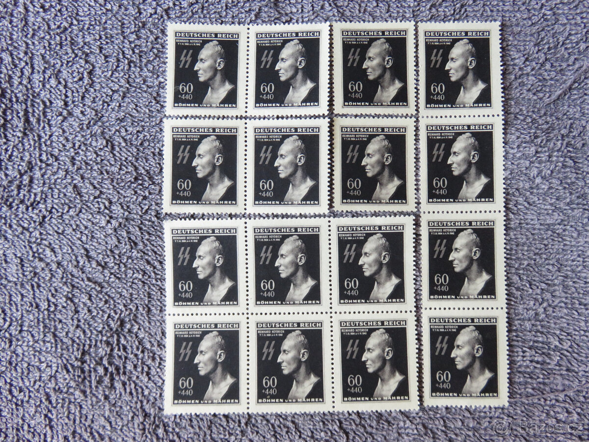 Známky 1943, 60h Heydrich
