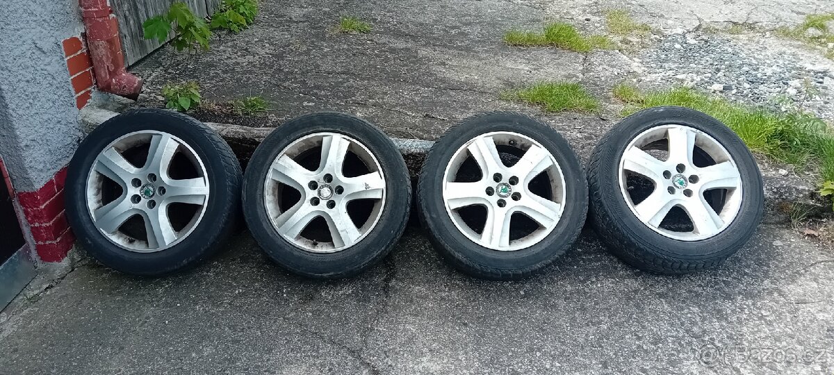 Alu kola Škoda 5x100 R16