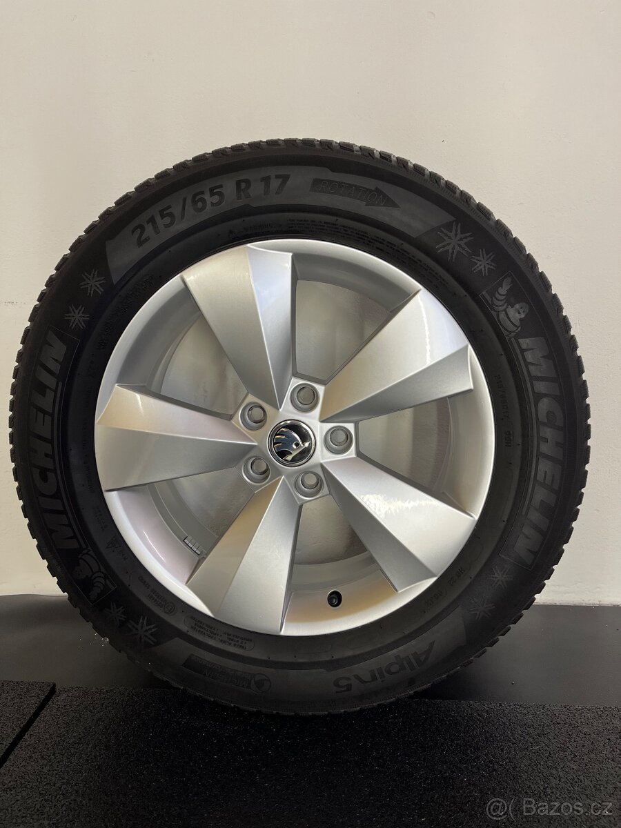 Škoda kodiaq, VW Tiguan, Alu Nanuq 5x112 215/65/17 zimní