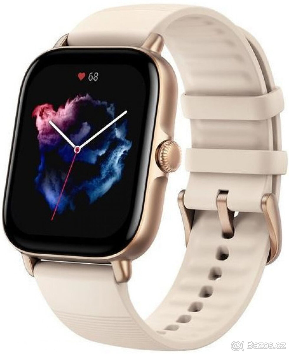 Chytré hodinky Amazfit GTS 3 Ivory White, NOVÉ...