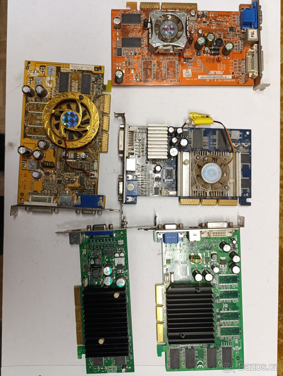 Grafické karty AGP a pci-e