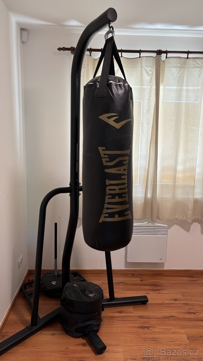 Boxovací pytel Everlast + stojan Outshock
