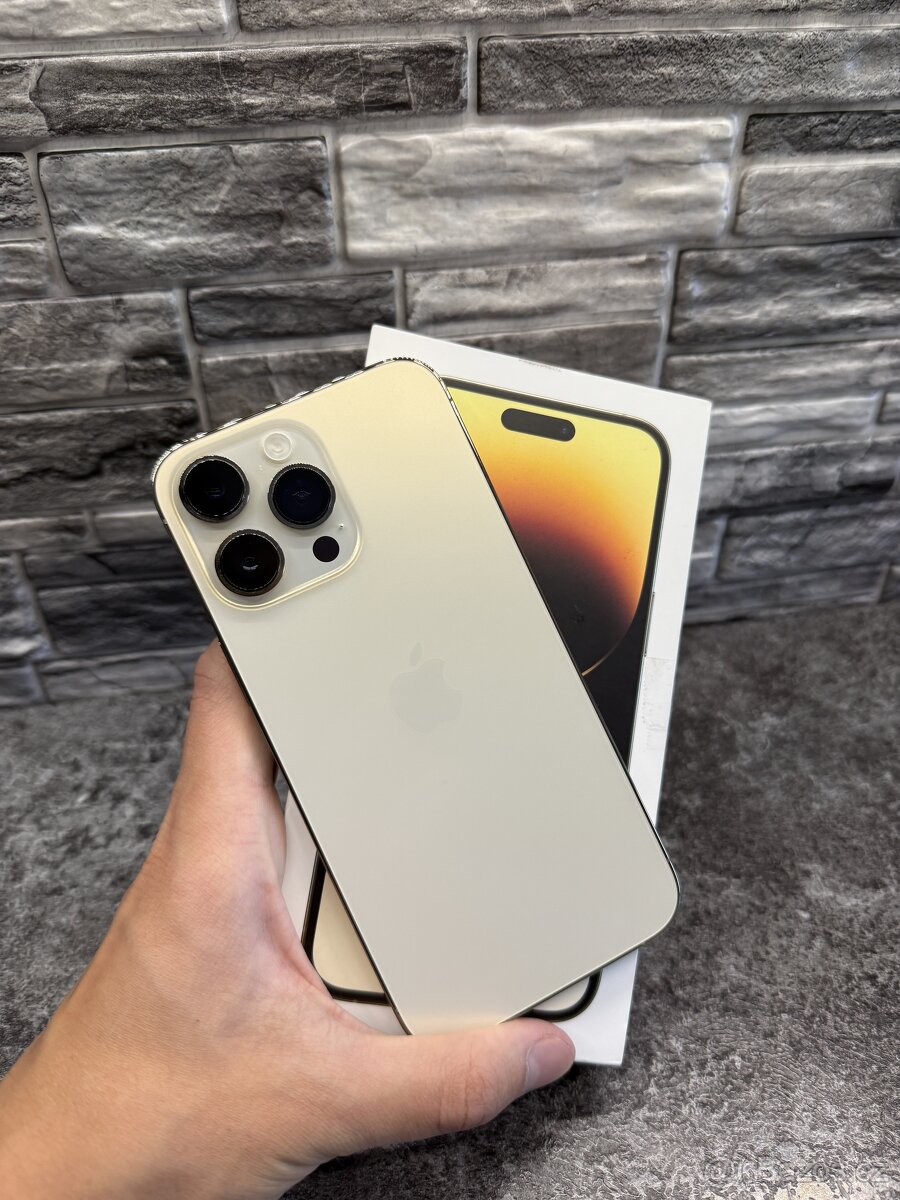 TOP iPhone 14 Pro Max 512GB Gold, baterie 85%, DPH