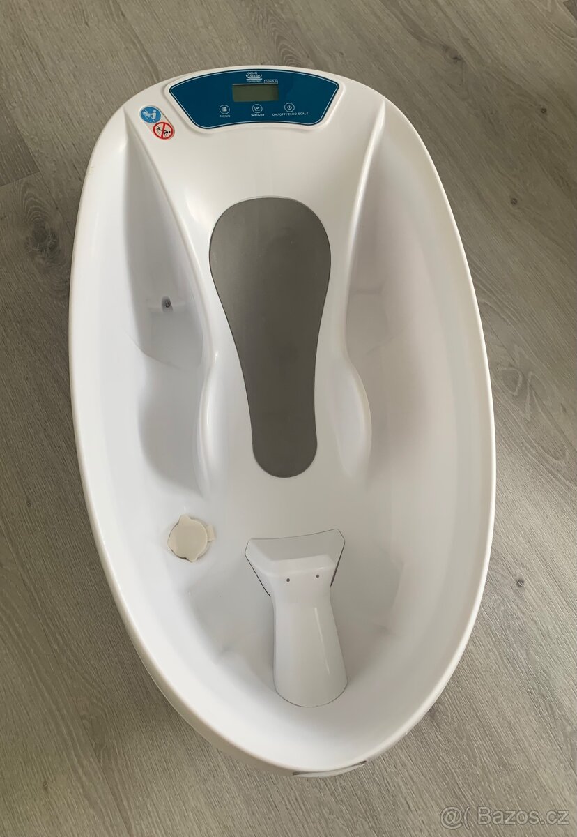Digitální vanička Aqua Scale 3v1 s teploměrem a váhou