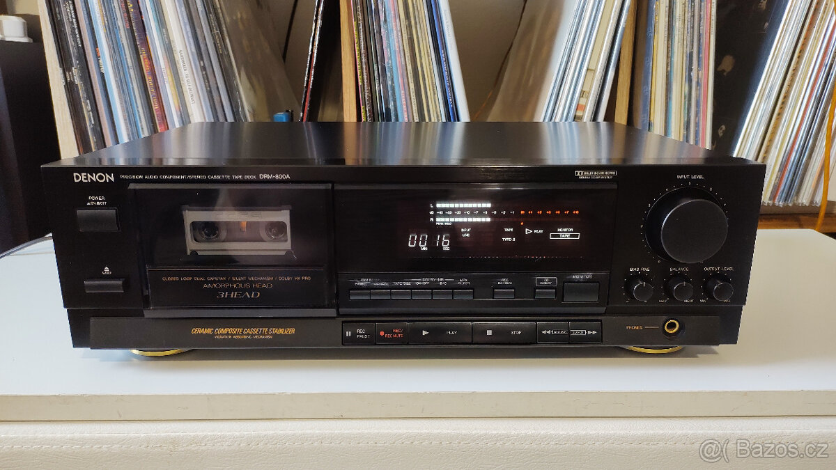 DENON DRM-800A Cassette Deck/3HEAD/Dolby B-C/MPX Filter
