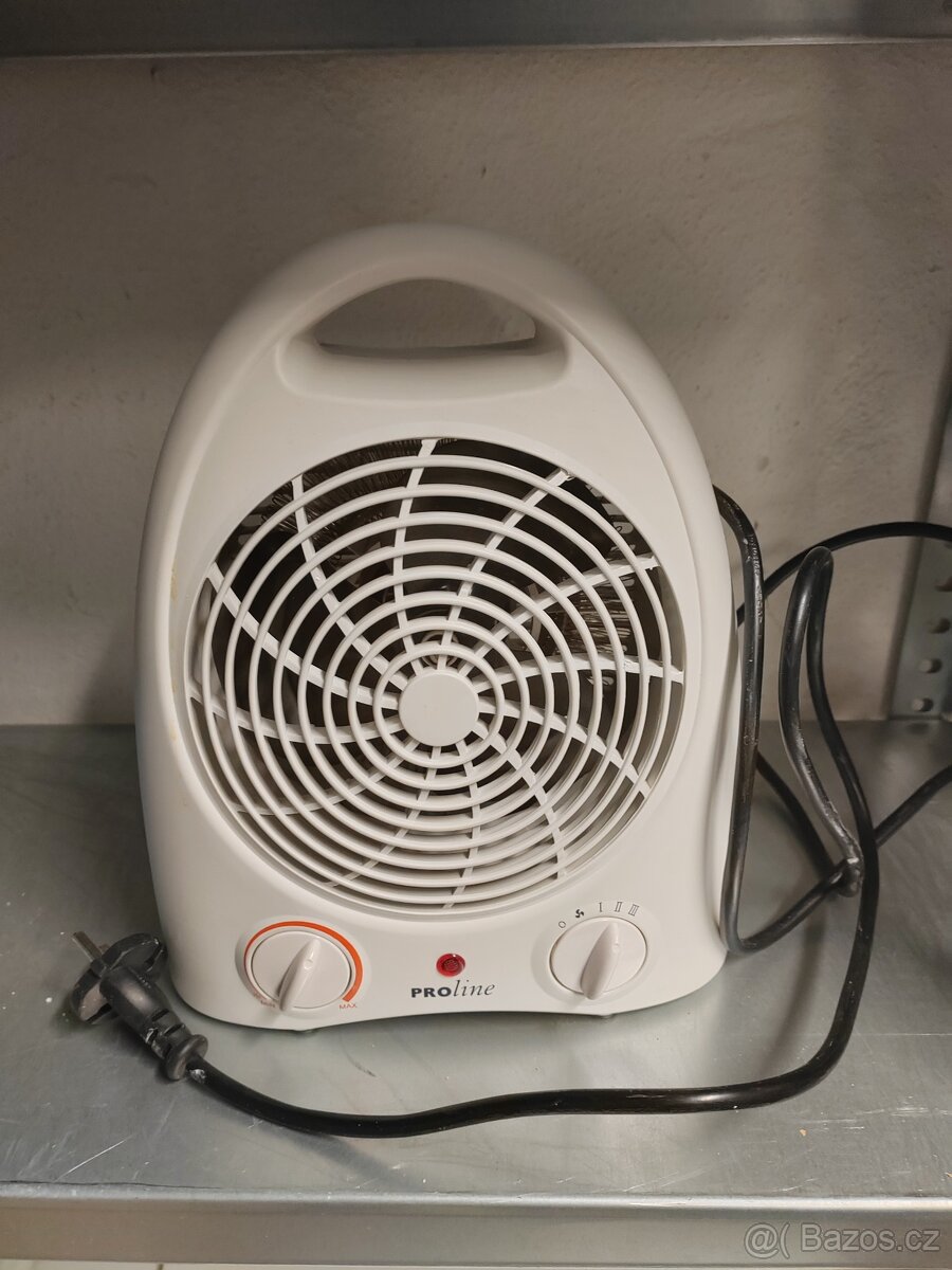 Teplovzdušný ventilátor