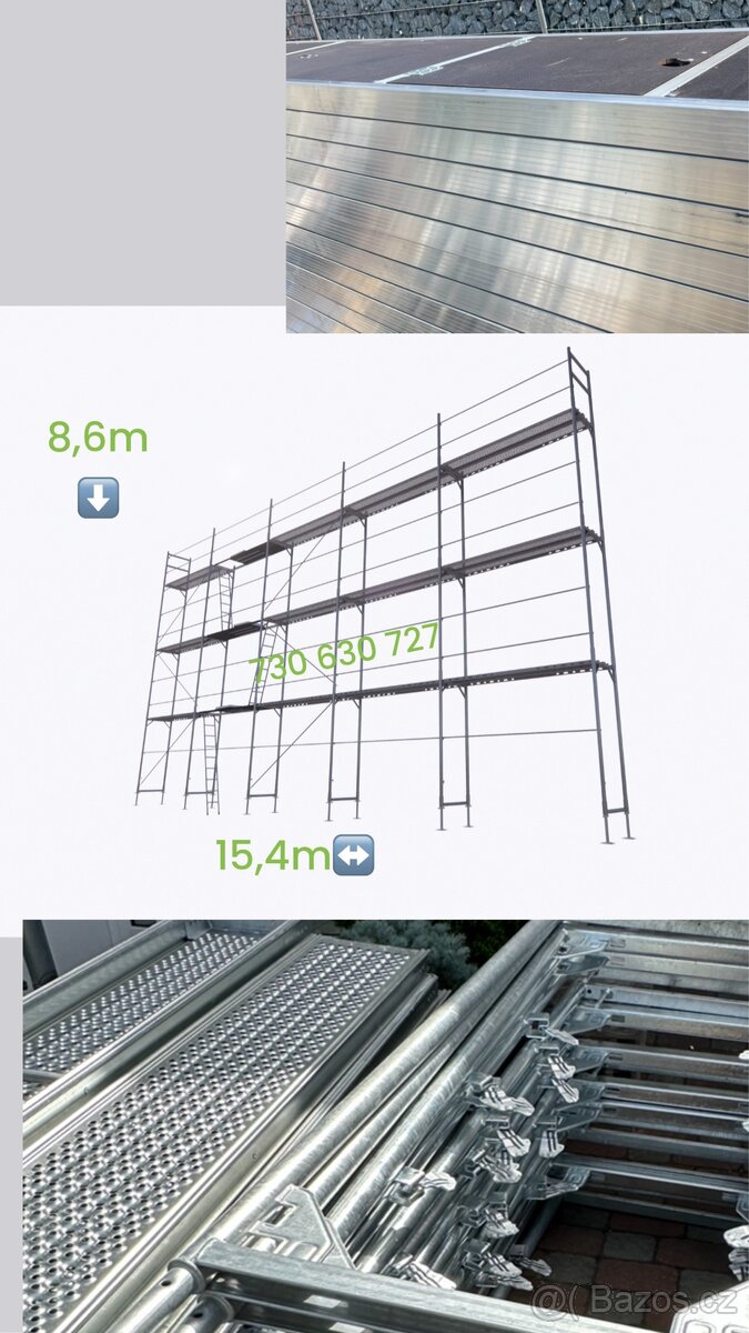 Prodám lešení // rámové lešení// 132m2// Praha