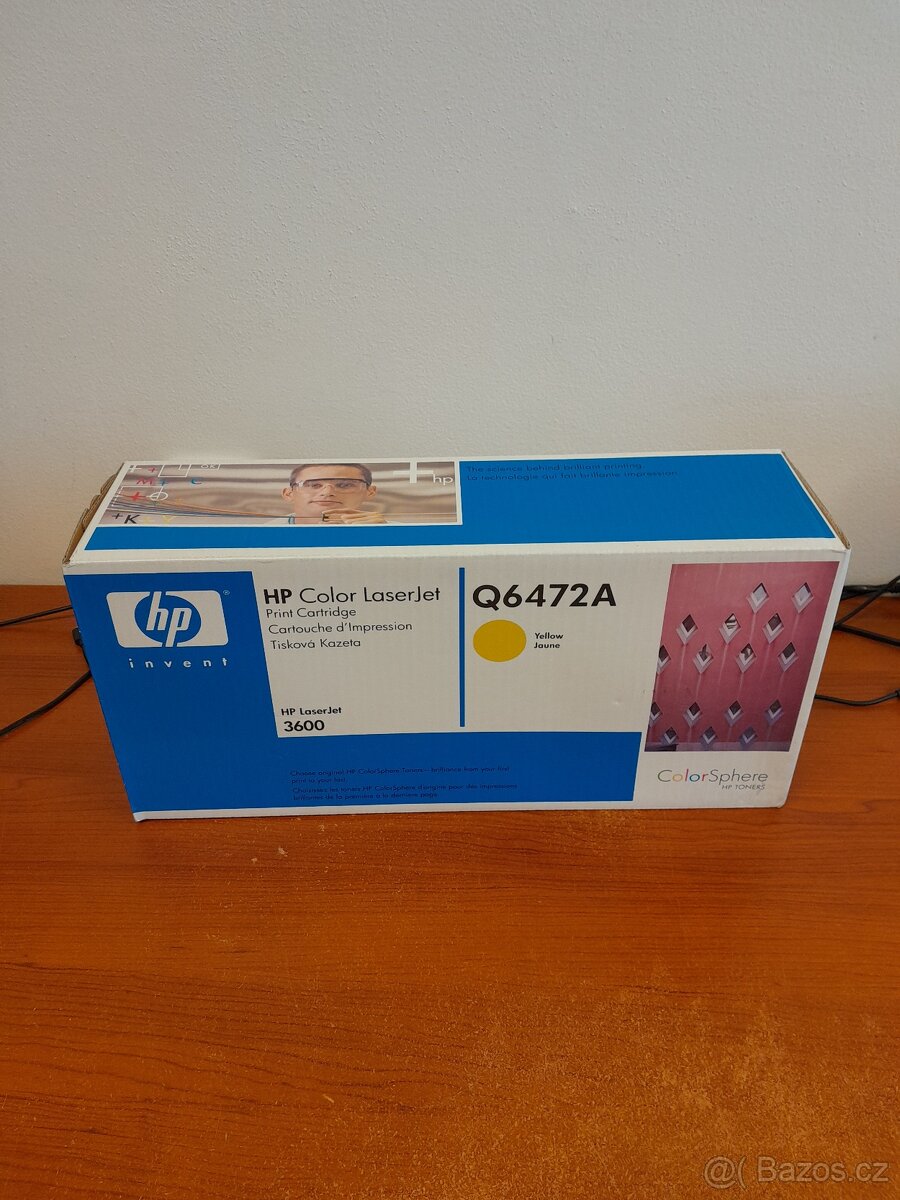 Originální toner HP Q6472A yellow