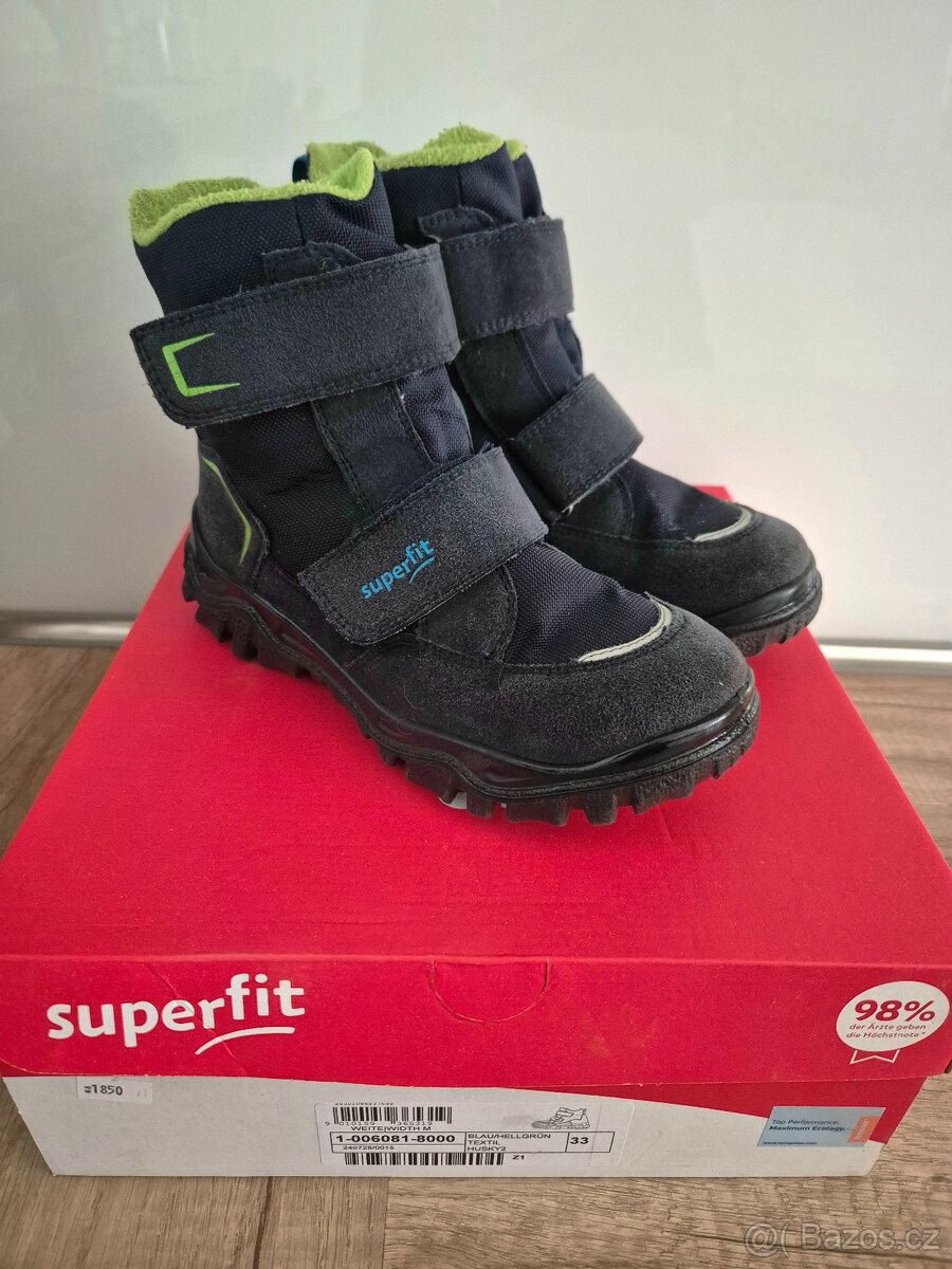 Zimní boty Superfit vel. 33 (32) s Goretexem