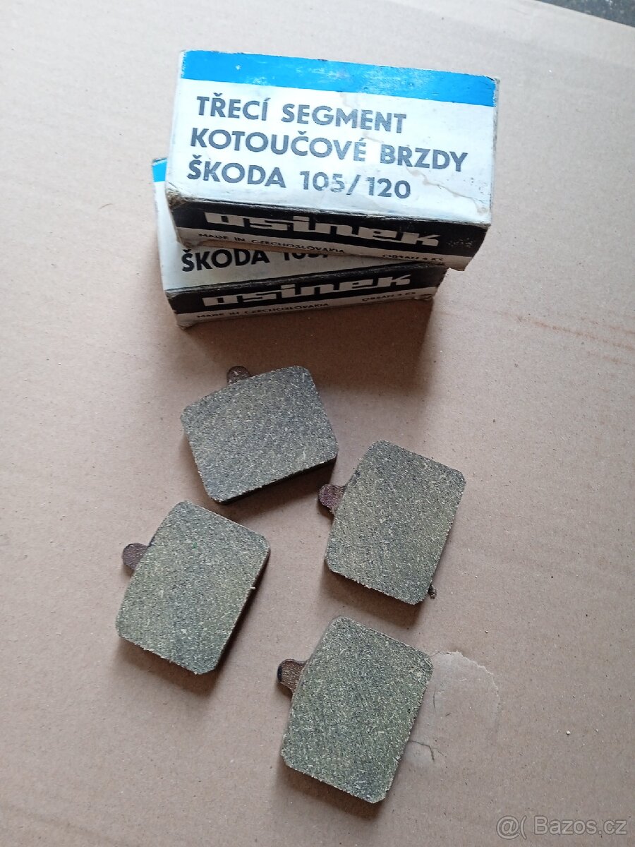 Brzdové destičky Škoda 105 120