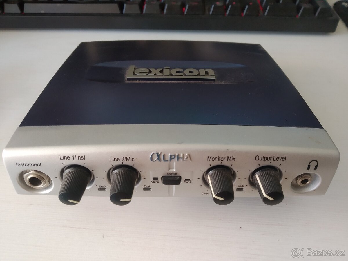 Lexicon Alpha (zvuková karta / audio interface)