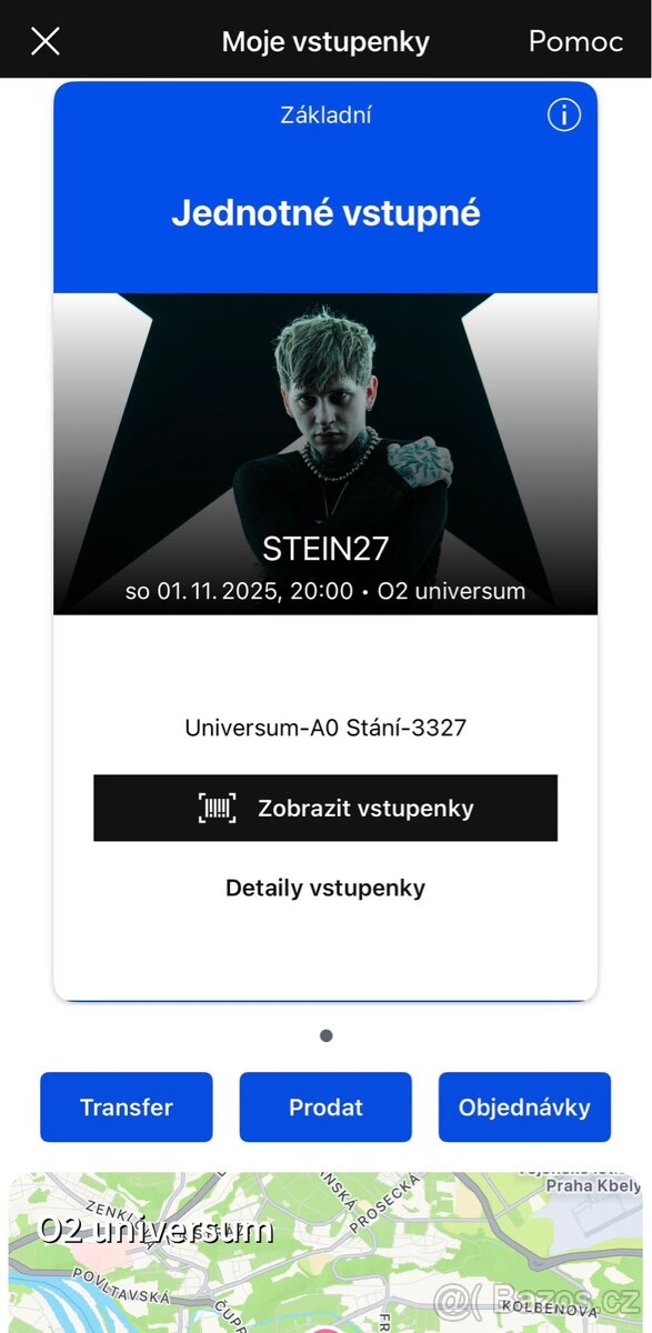 Vstupenka na stání STEIN 27