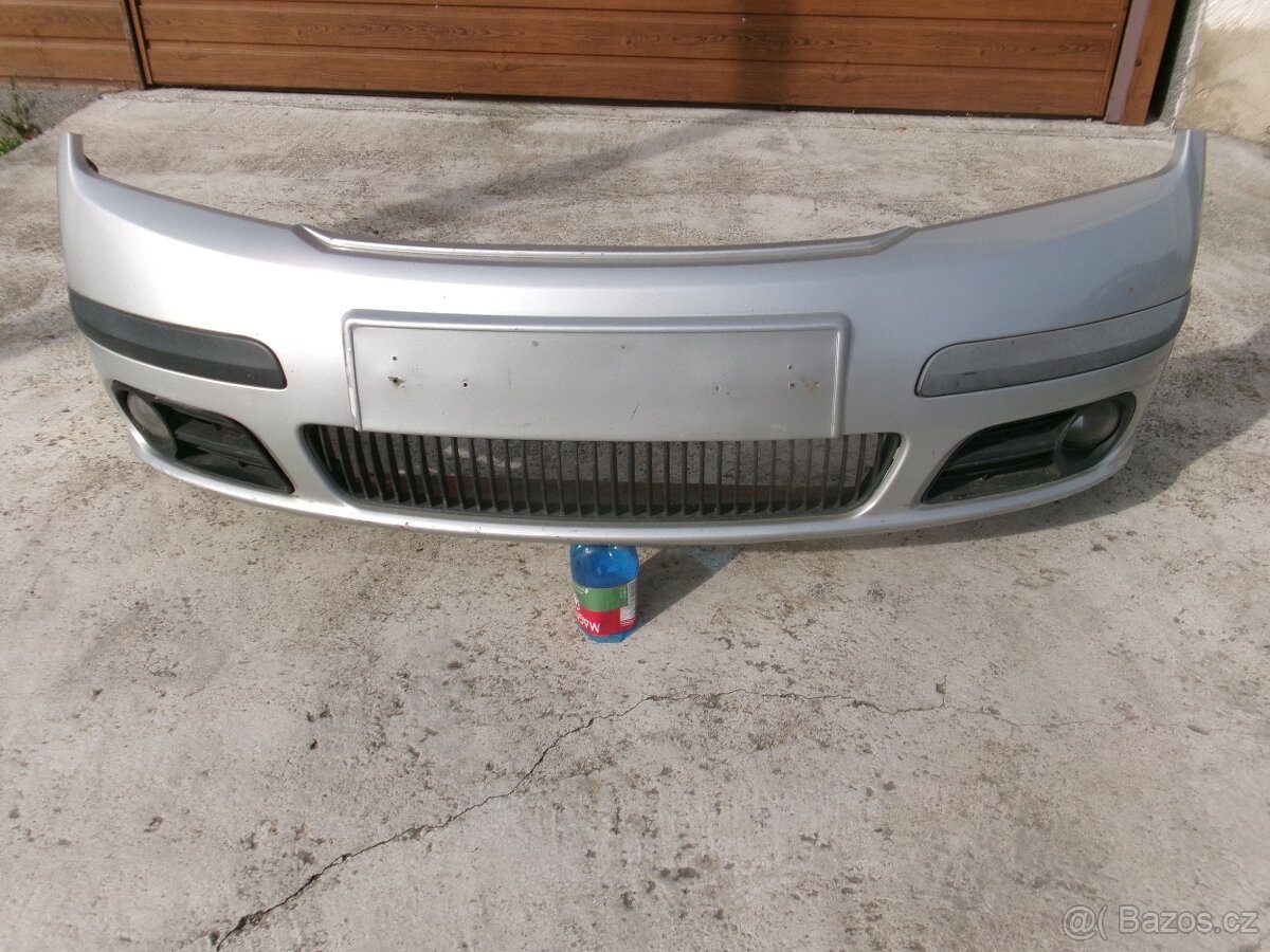 Fabia 1 přední nárazník facelift stříbrný