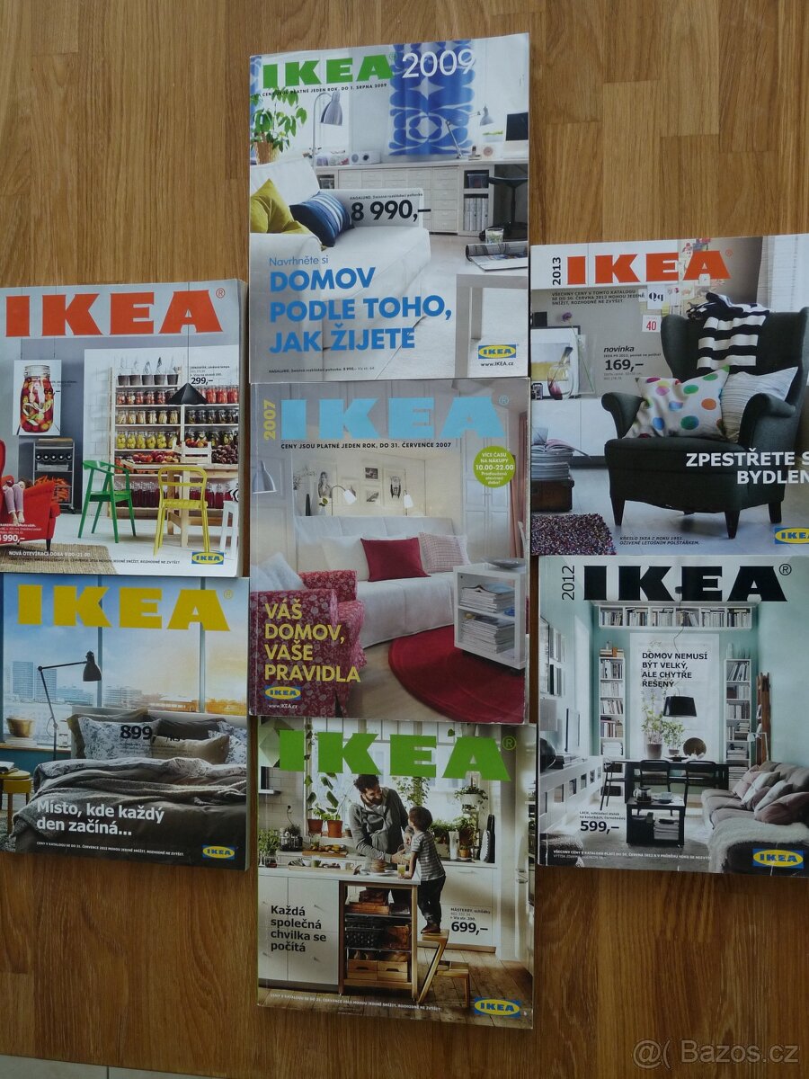 Starší katalogy nábytku IKEA