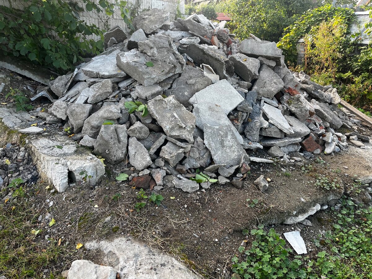 Stavební suť za odvoz