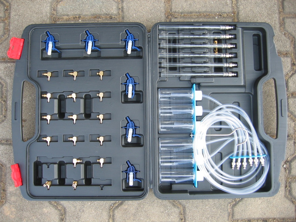 Sada na kontrolu vstřikovacích trysek