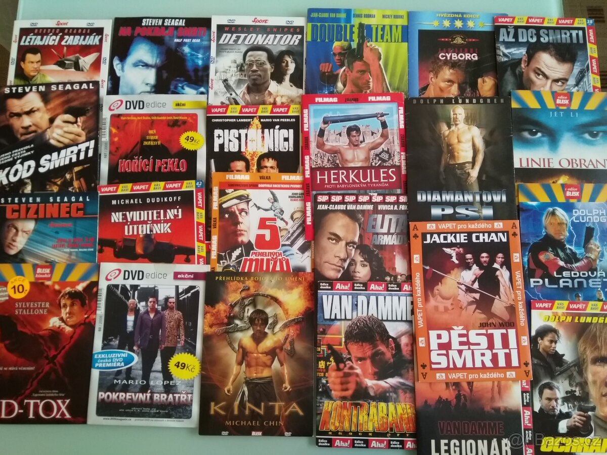 Filmy na DVD - zahraniční, akční (edice) - 1. část