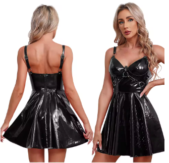 Latexové šaty vel XXXL nové