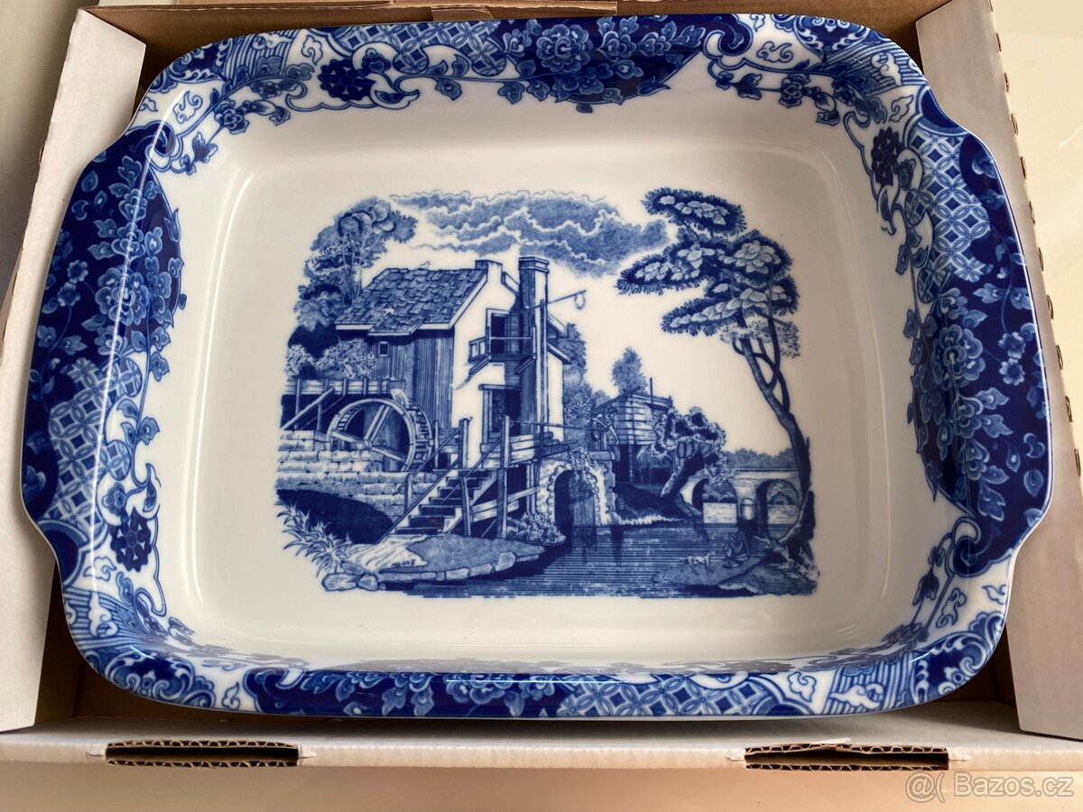 Thun velká porcelánová zapékací mísa motiv Starý mlýn