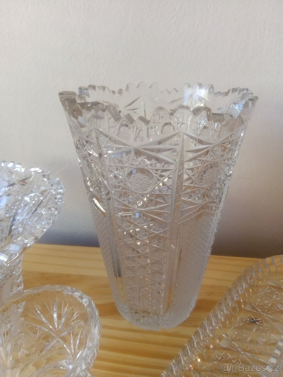 Váza český křišťál - Bohemia Crystal