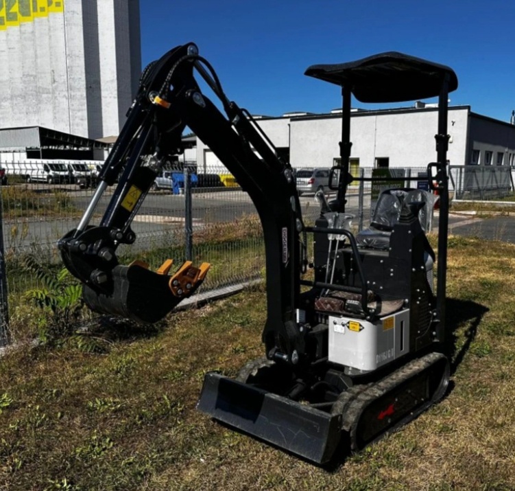 minibagr, pásový bagr, bagřík, bagr s joysticky,