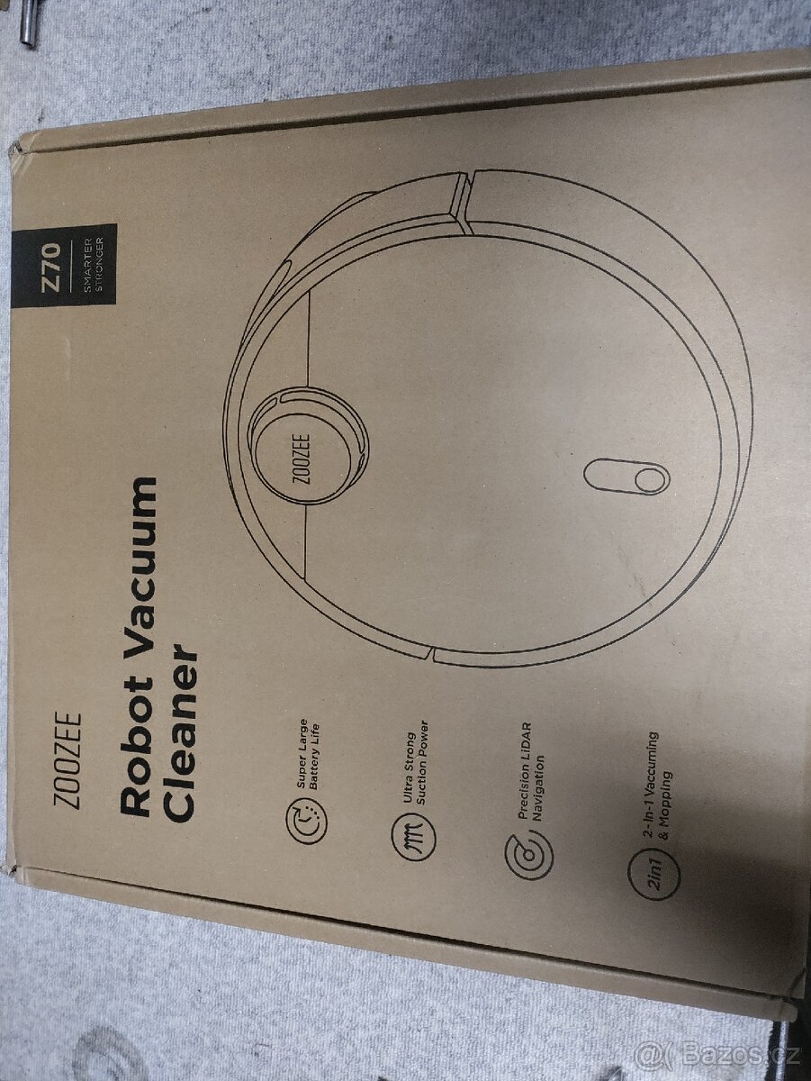 NOVÝ ZooZee Z70 2v1 za půlku - robotický vysavač